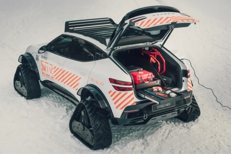 „Genesis Concept“ perdaryti GV60 EV kaip visureigio gelbėjimo transporto priemonė