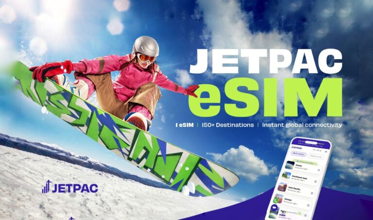 Jetpac eSIM: nebrangus eSIM sprendimas