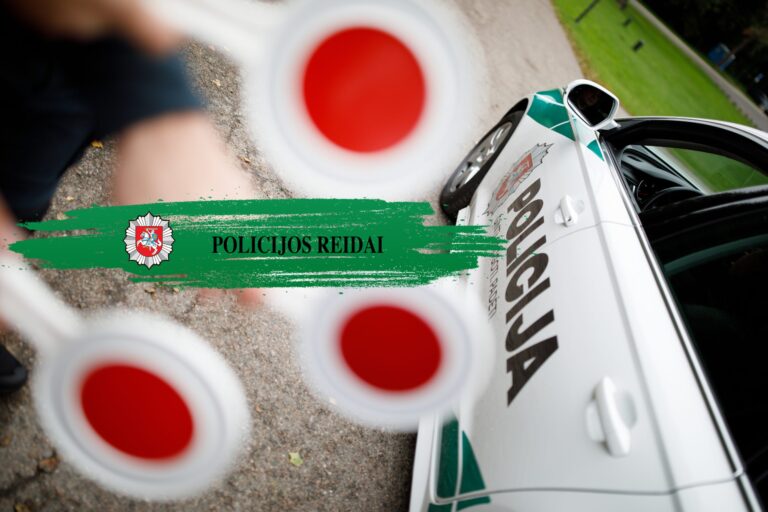 Policijos prevencinės priemonės šalies keliuose rugsėjo mėnesį
